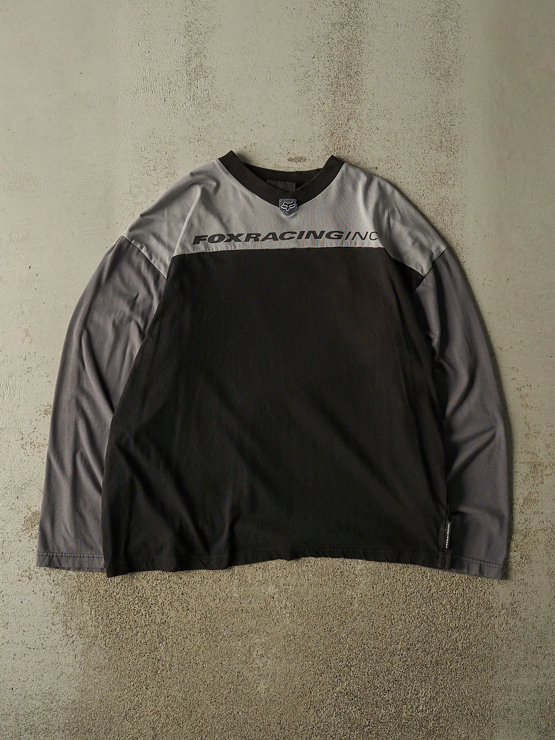 Vintage Y2K Black Fox Racing Long Sleeve (L/XL) sold by Rebalance Vintage