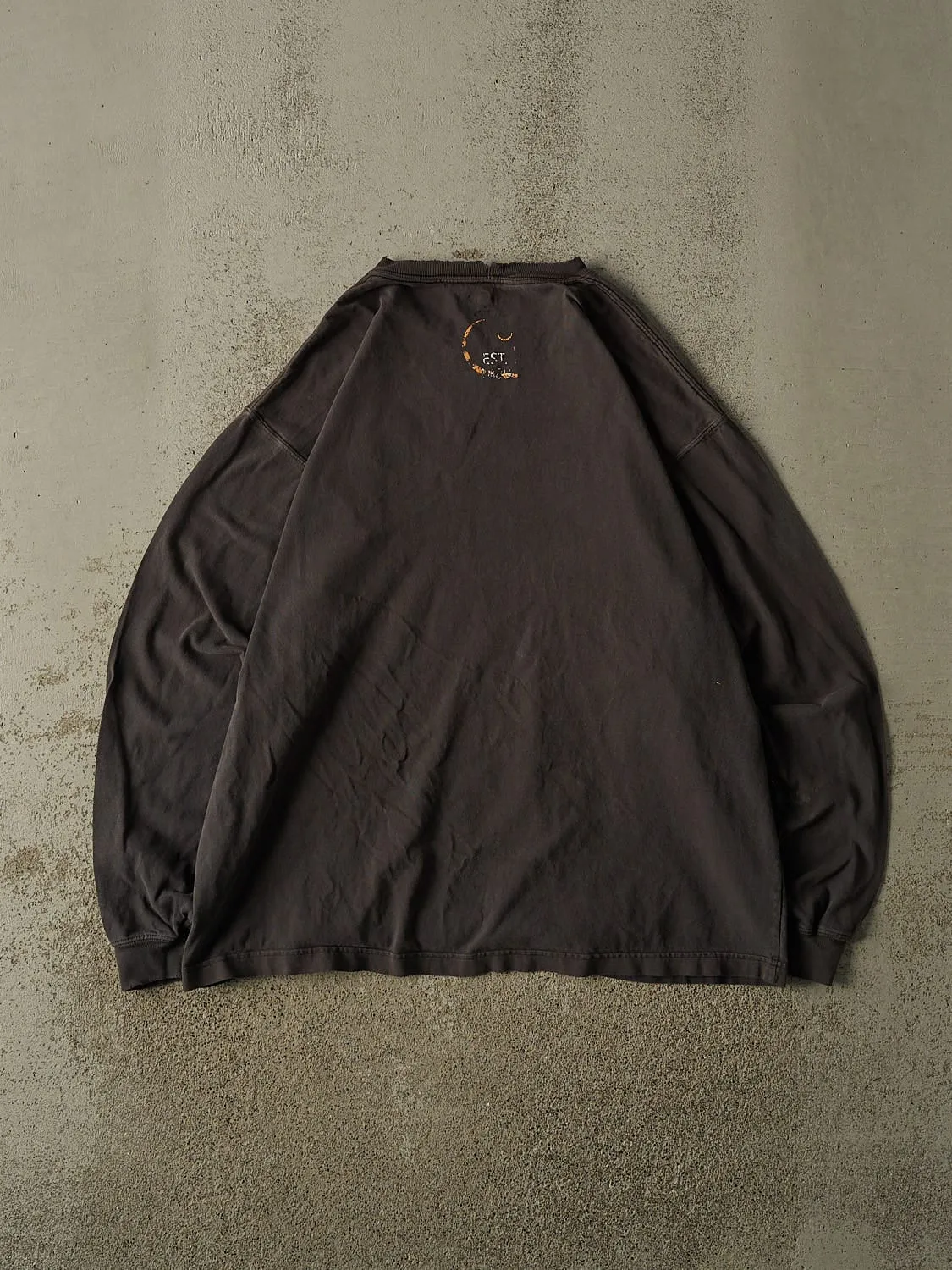 Vintage Y2K Faded Black Carhartt Logo Long Sleeve (XL/XXL) sold by Rebalance Vintage product image thumbnail 2