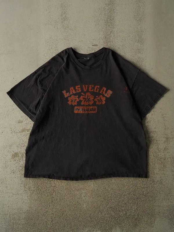 Vintage 90s Faded Black Las Vegas Tee (XL/XXL) made by Rebalance Vintage