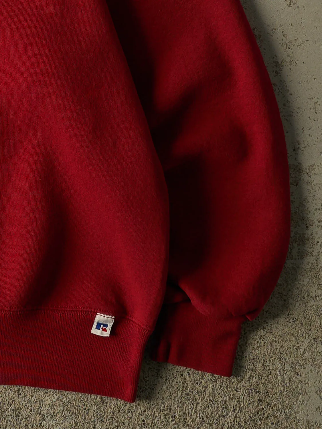 Vintage 90s Burgundy Russell Athletic Cougars Embroidered Crewneck (XS) sold by Rebalance Vintage product image thumbnail 3