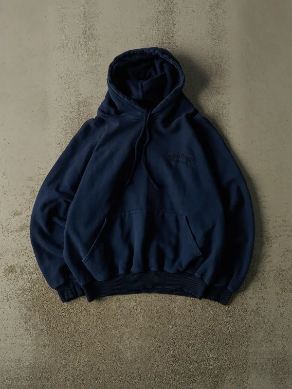 Vintage 90s Navy Blue Wind River Embroidered Hoodie (M/L) made by Rebalance Vintage
