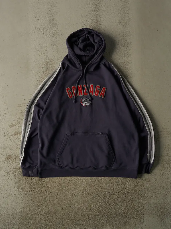 Vintage Y2K Navy Blue Gonzaga University Hoodie (XL) made by Rebalance Vintage