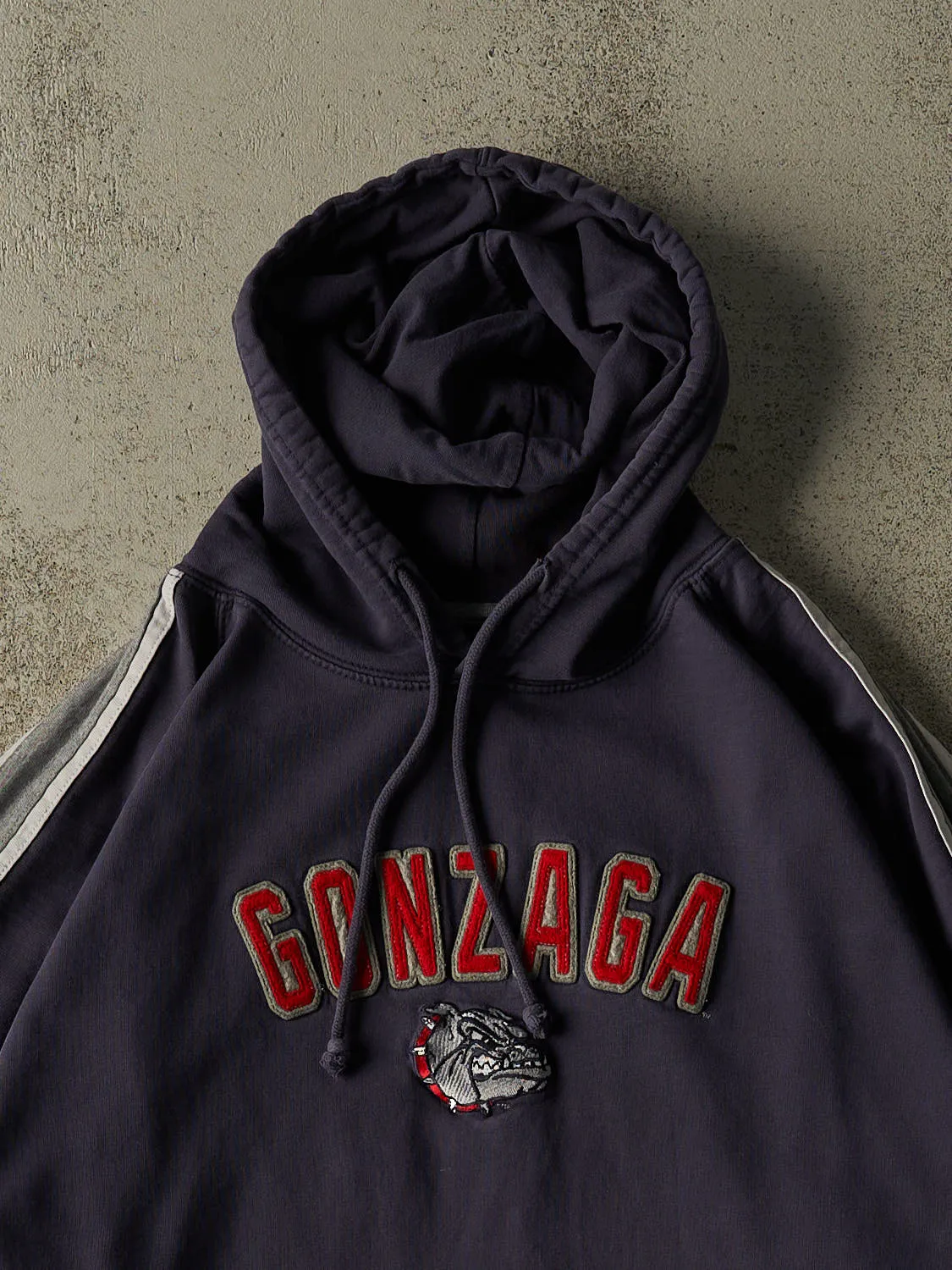Vintage Y2K Navy Blue Gonzaga University Hoodie (XL) sold by Rebalance Vintage product image thumbnail 2