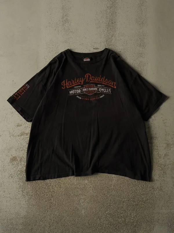 Vintage Y2K Black Harley Davidson San Diego California Tee (XL) made by Rebalance Vintage