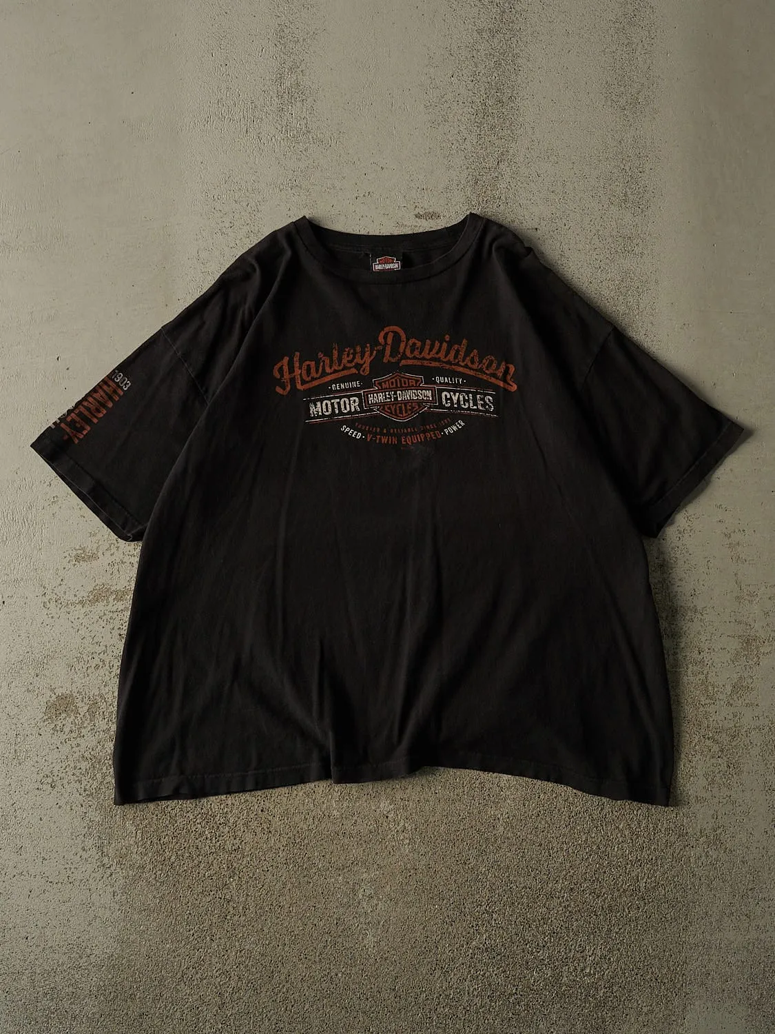 Vintage Y2K Black Harley Davidson San Diego California Tee (XL) sold by Rebalance Vintage