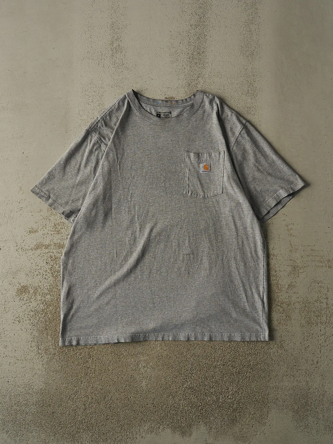 Vintage Y2K Grey Carhartt Pocket Tee (XXL) sold by Rebalance Vintage