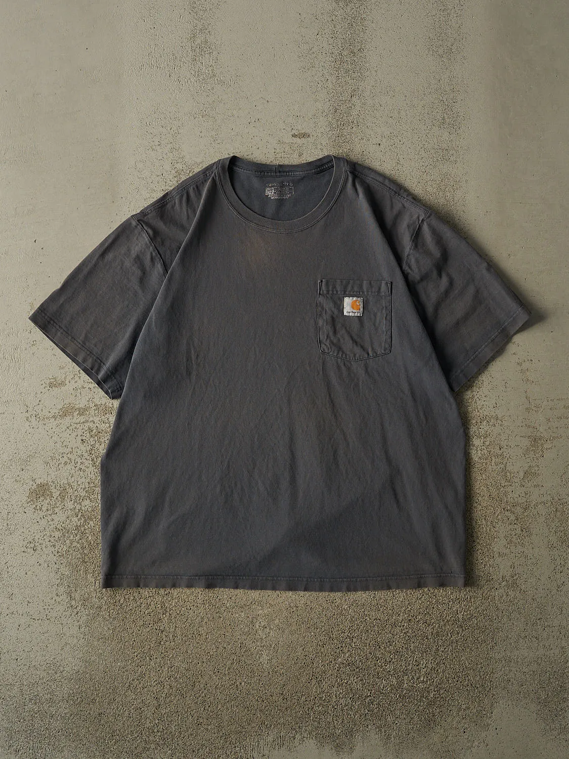 Vintage Y2K Faded Grey Carhartt Pocket Tee (XL/XXL) sold by Rebalance Vintage