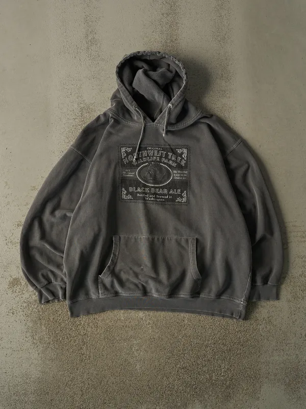 Vintage 90s Grey North West Trek Wildlife Park Hoodie (L/XL) made by Rebalance Vintage