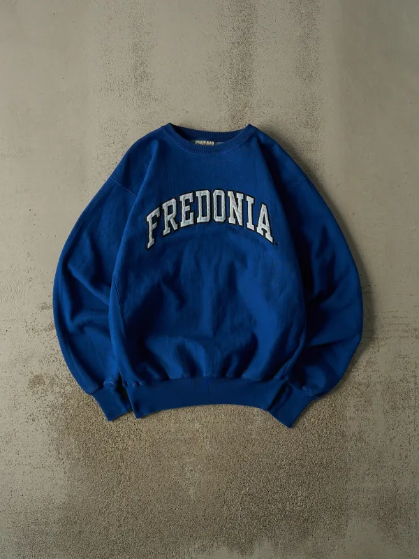 Vintage 90s Blue Fredonia Embroidered Crewneck (L) made by Rebalance Vintage