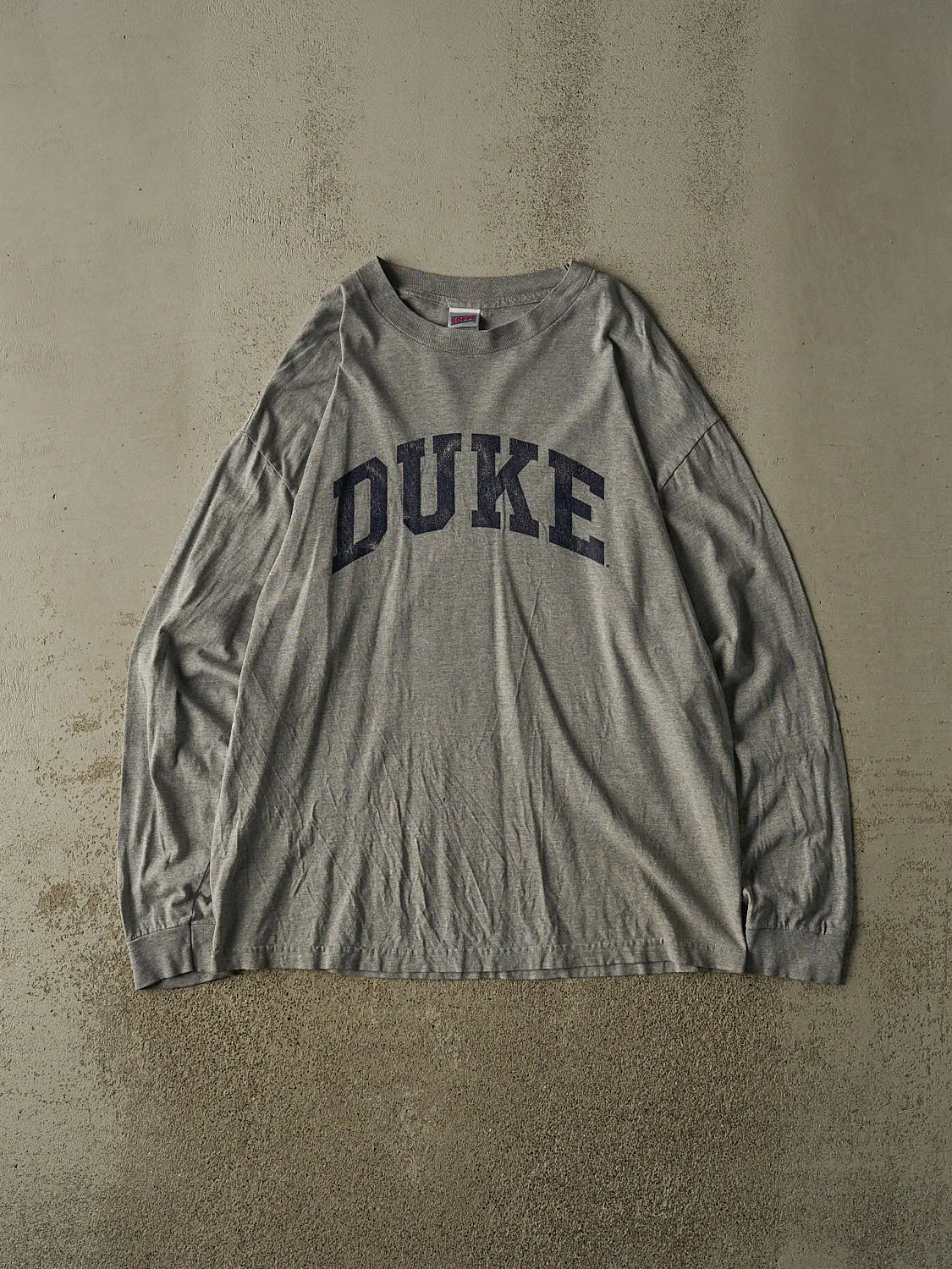 Vintage 90s Grey Duke University Long Sleeve (L/XL) sold by Rebalance Vintage
