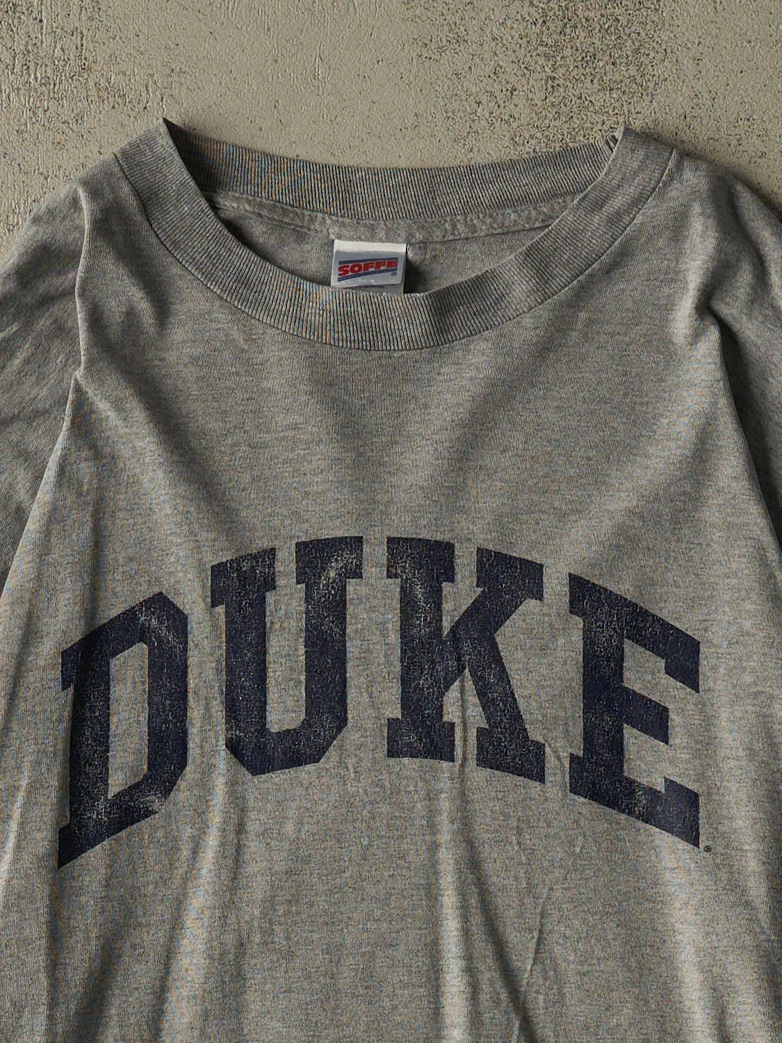Vintage 90s Grey Duke University Long Sleeve (L/XL) sold by Rebalance Vintage product image thumbnail 2