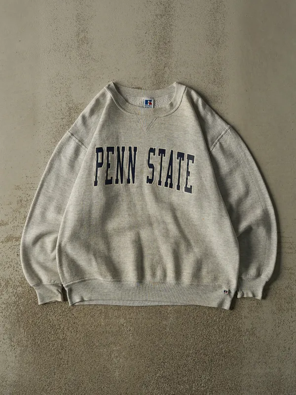 Vintage 90s Heather Grey Russell Athletic Penn State University Crewneck (XL/XXL) made by Rebalance Vintage