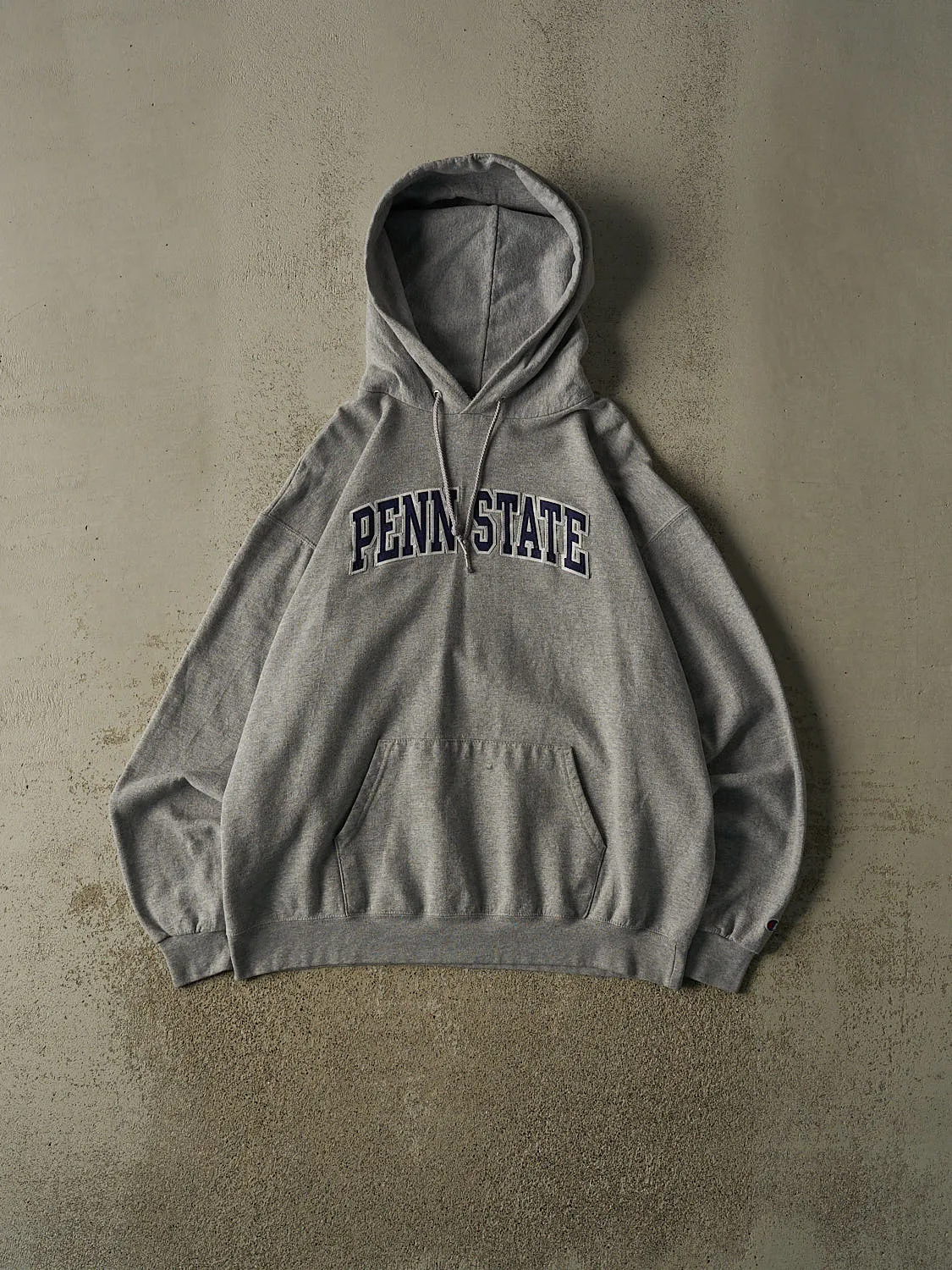 Vintage Y2K Grey Penn State University Embroidered Hoodie (XL) sold by Rebalance Vintage