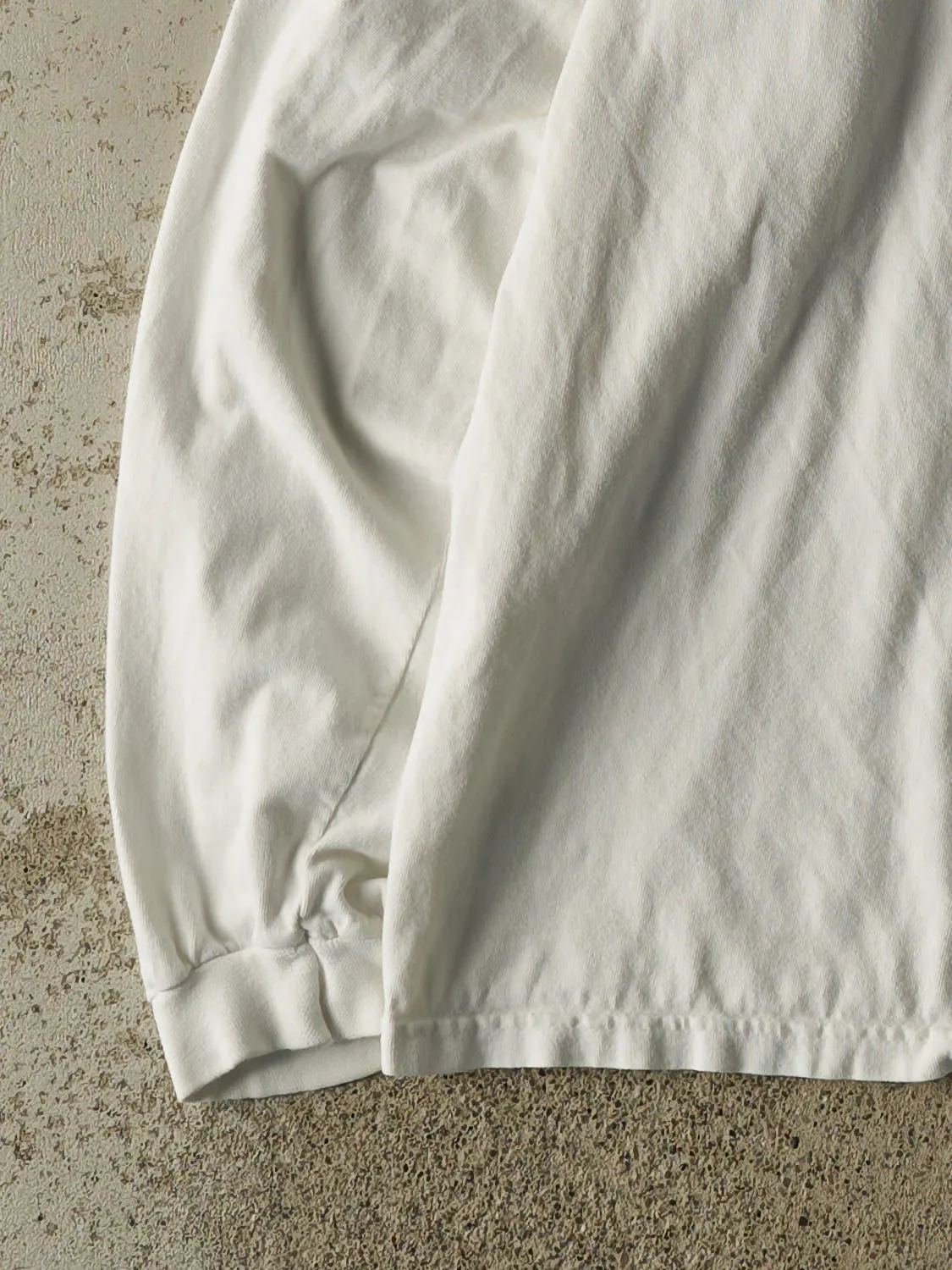 Vintage 90s White University of Oregon x Champion Long Sleeve (L/XL) sold by Rebalance Vintage product image thumbnail 4