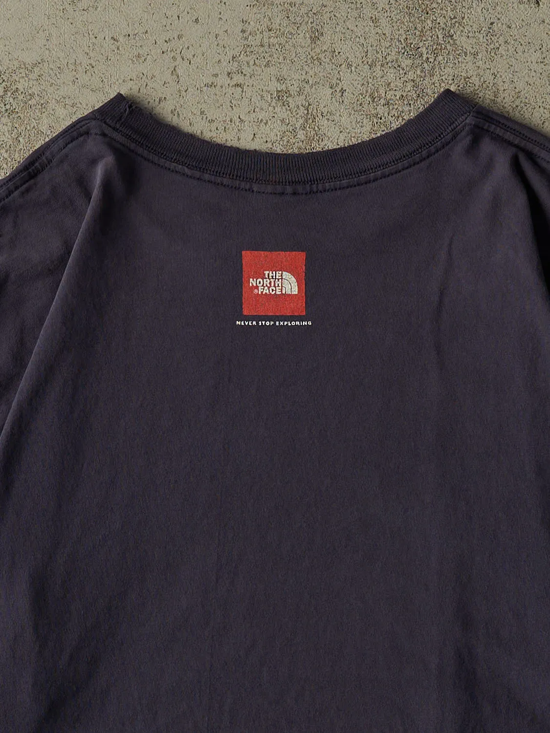 Vintage 90s Navy Blue The North Face Tee (XL/XXL) sold by Rebalance Vintage product image thumbnail 4