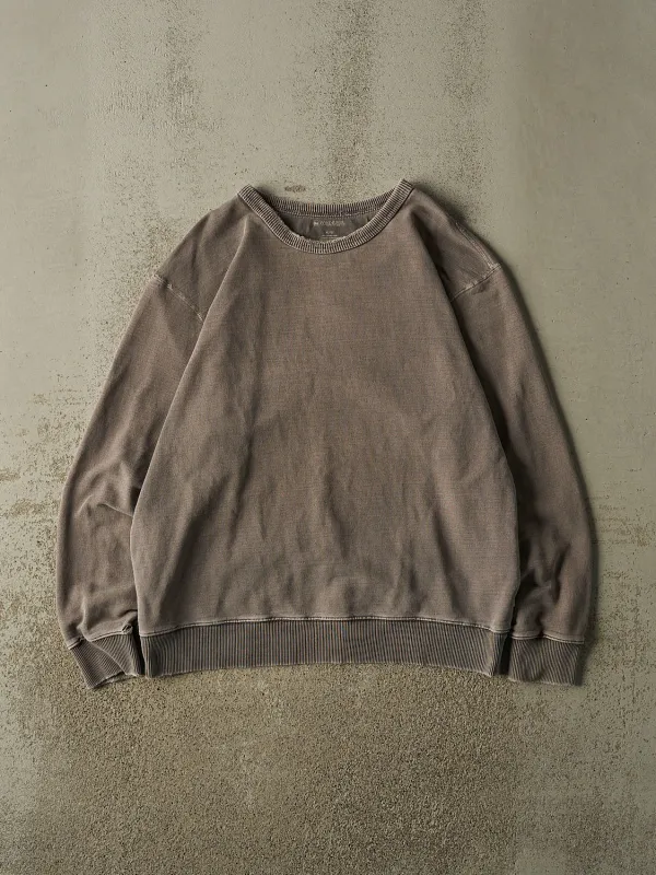 Vintage Y2K Sun Faded Brown Wind River Blank Crewneck (XL) made by Rebalance Vintage