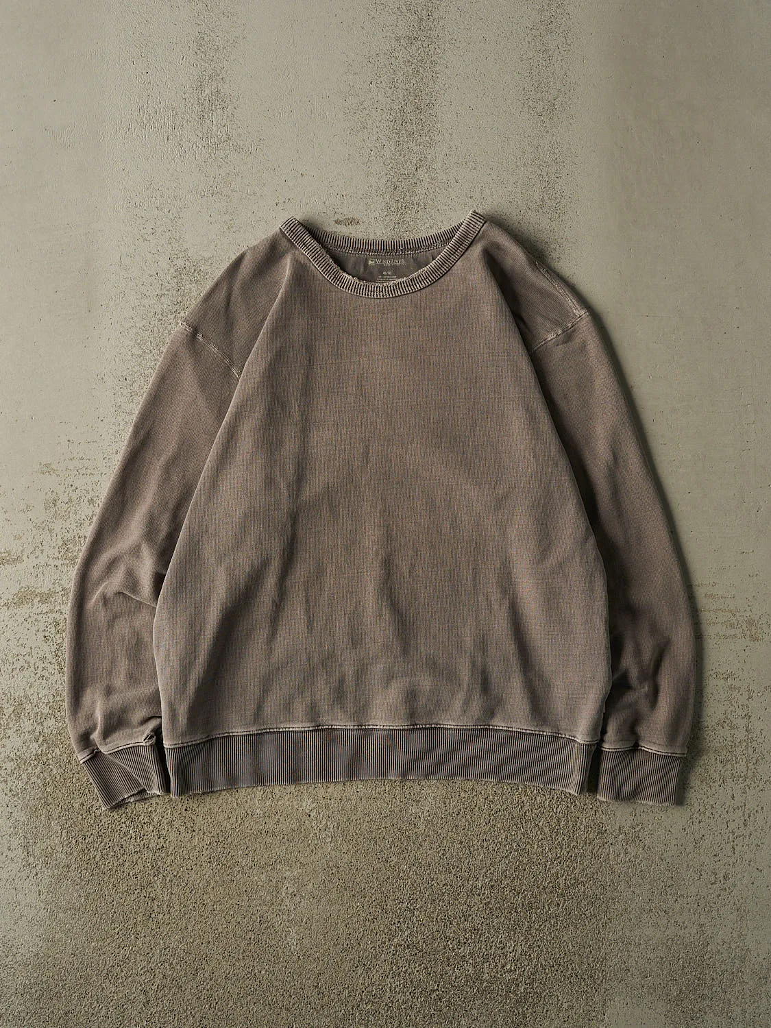 Vintage Y2K Sun Faded Brown Wind River Blank Crewneck (XL) sold by Rebalance Vintage