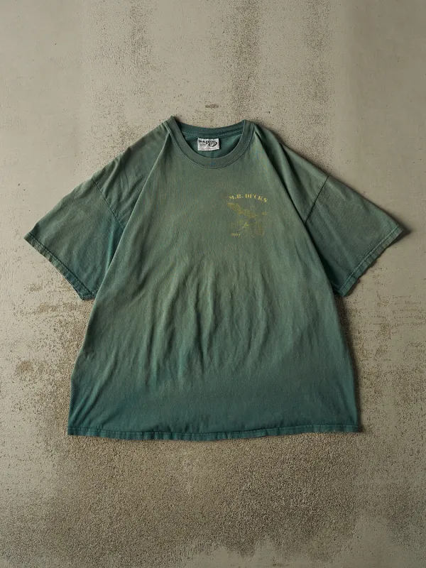 Vintage 01' Sun Faded Green M.R. Ducks Ocean City Maryland Tee (XL/XXL) made by Rebalance Vintage