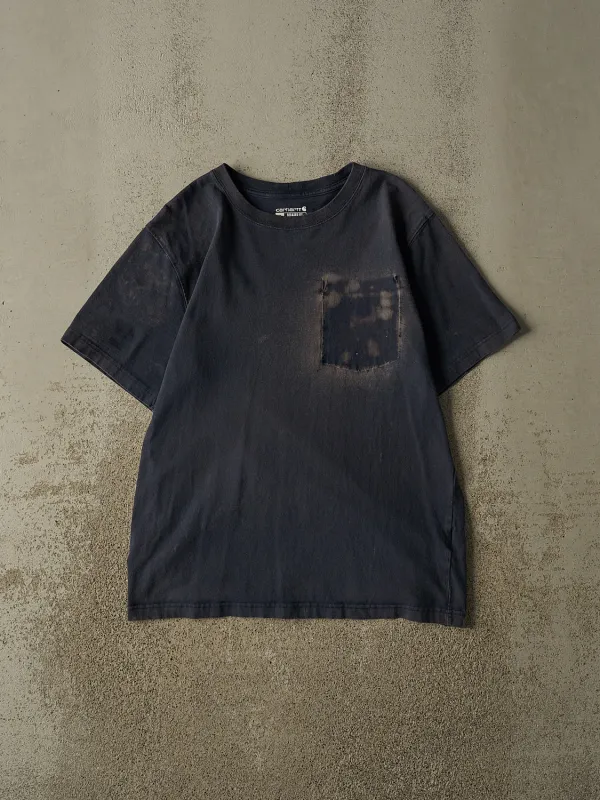 Vintage Y2K Sun Faded Navy Carhartt Ghost Pocket Tee (M/L) made by Rebalance Vintage