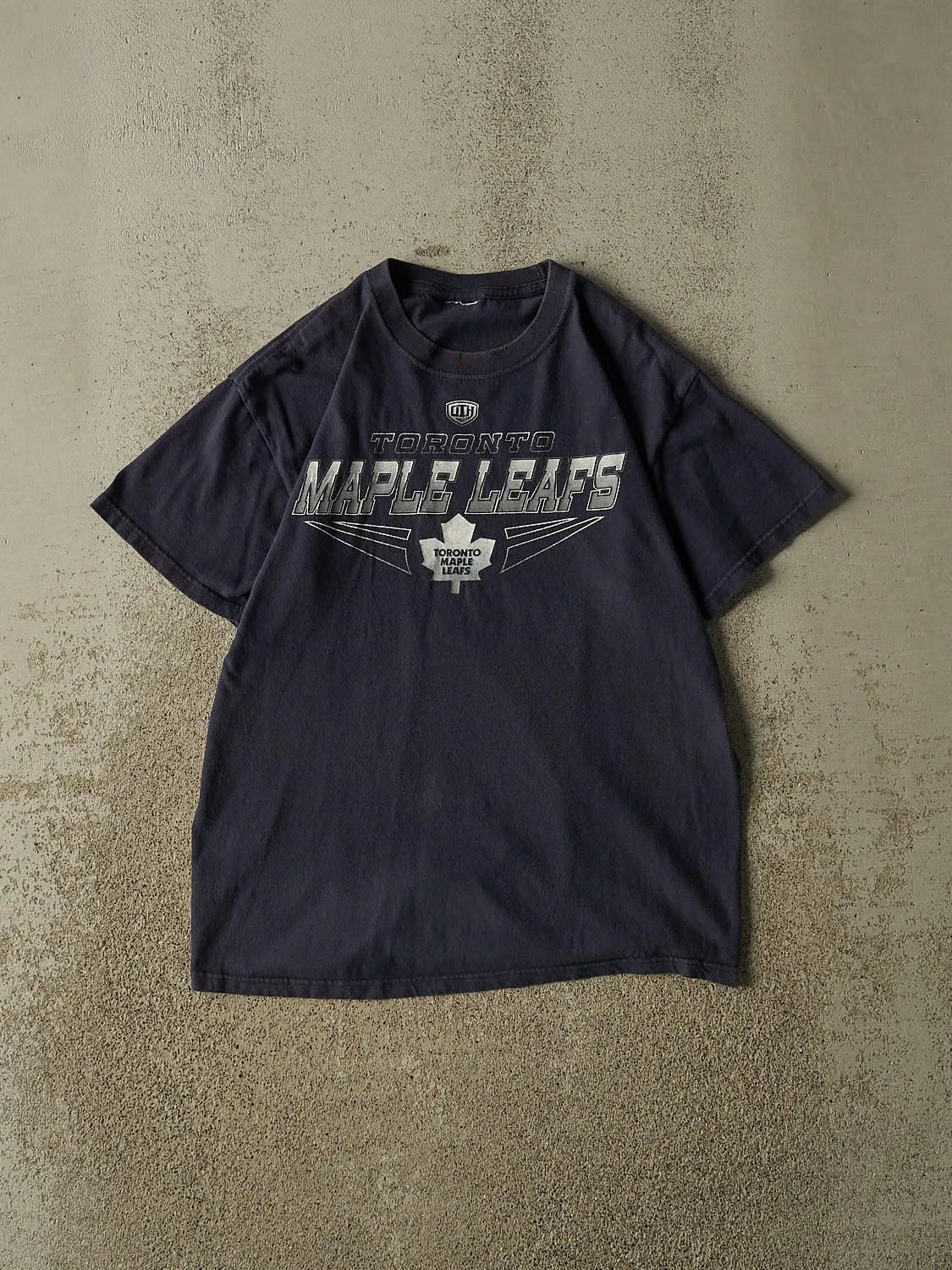 Vintage Y2K Navy Blue Toronto Maple Leafs Tee (M) sold by Rebalance Vintage