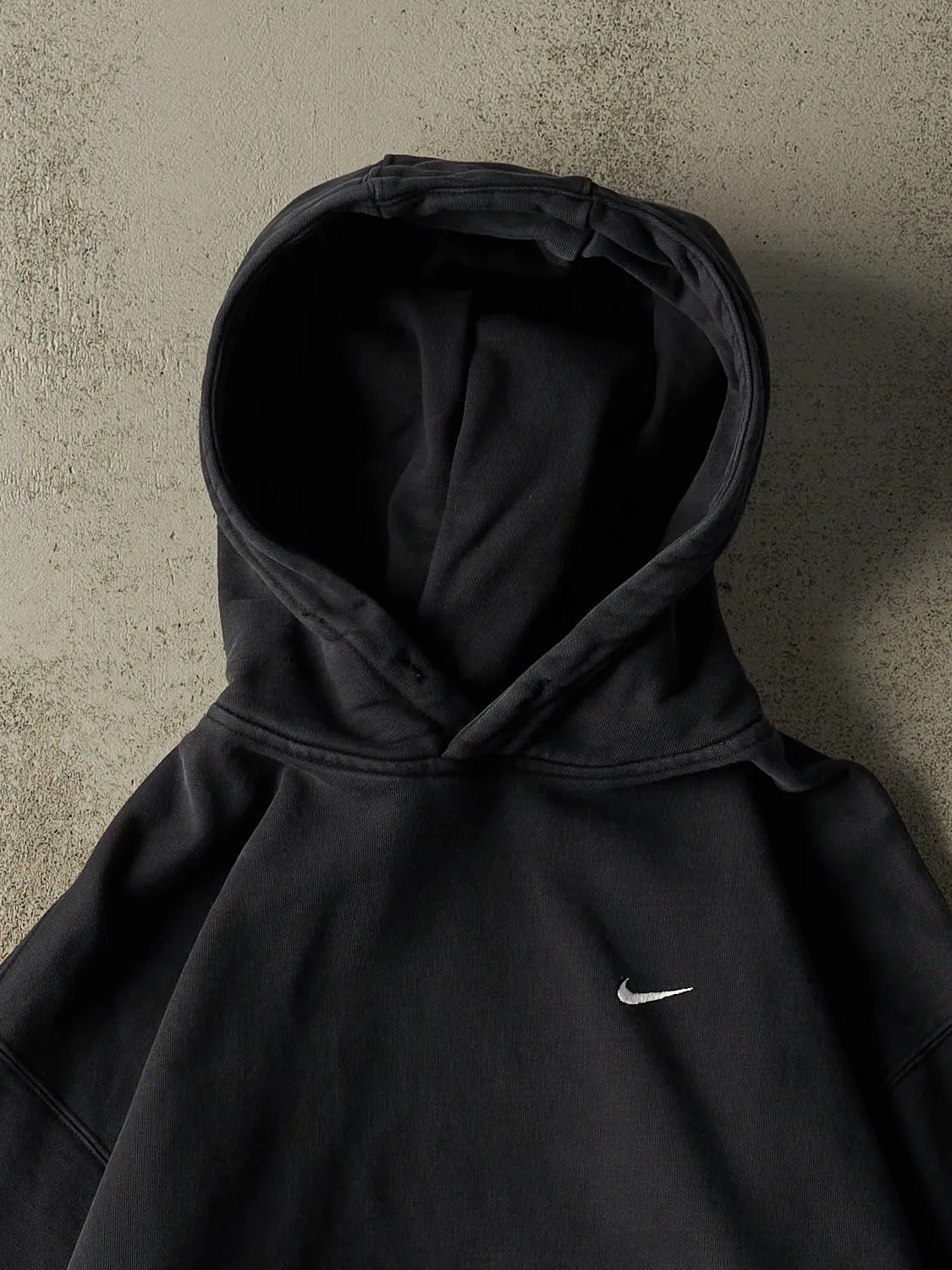 Vintage Y2K Black Nike Embroidered Hoodie (M/L) sold by Rebalance Vintage product image thumbnail 2