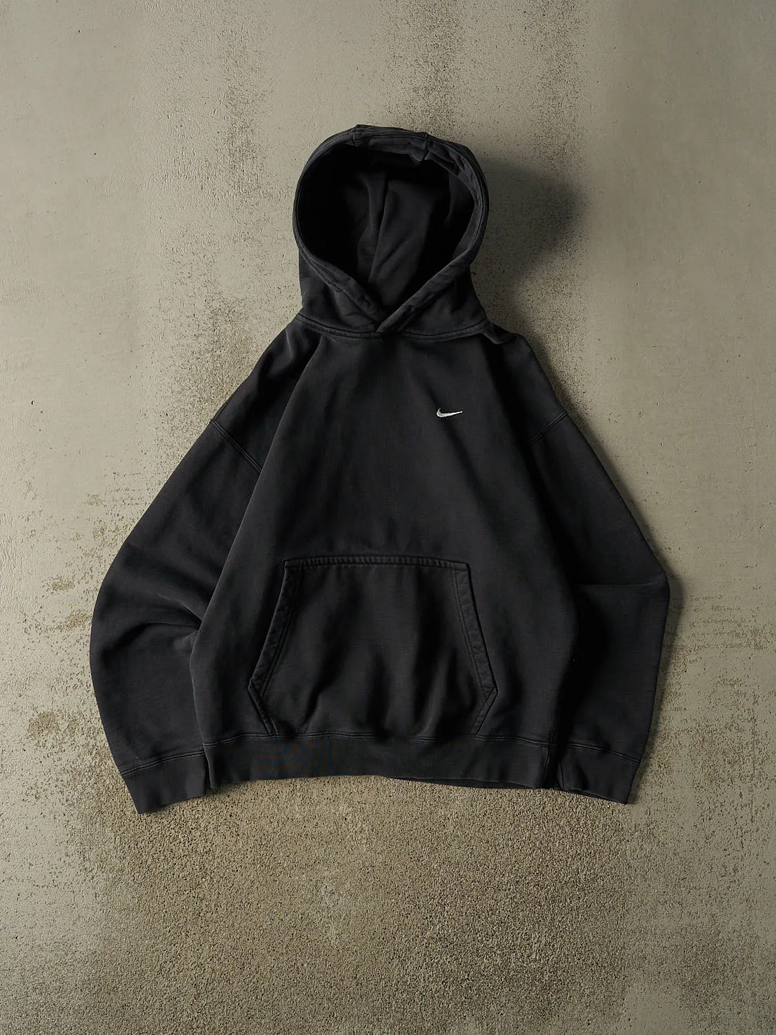Vintage Y2K Black Nike Embroidered Hoodie (M/L) sold by Rebalance Vintage
