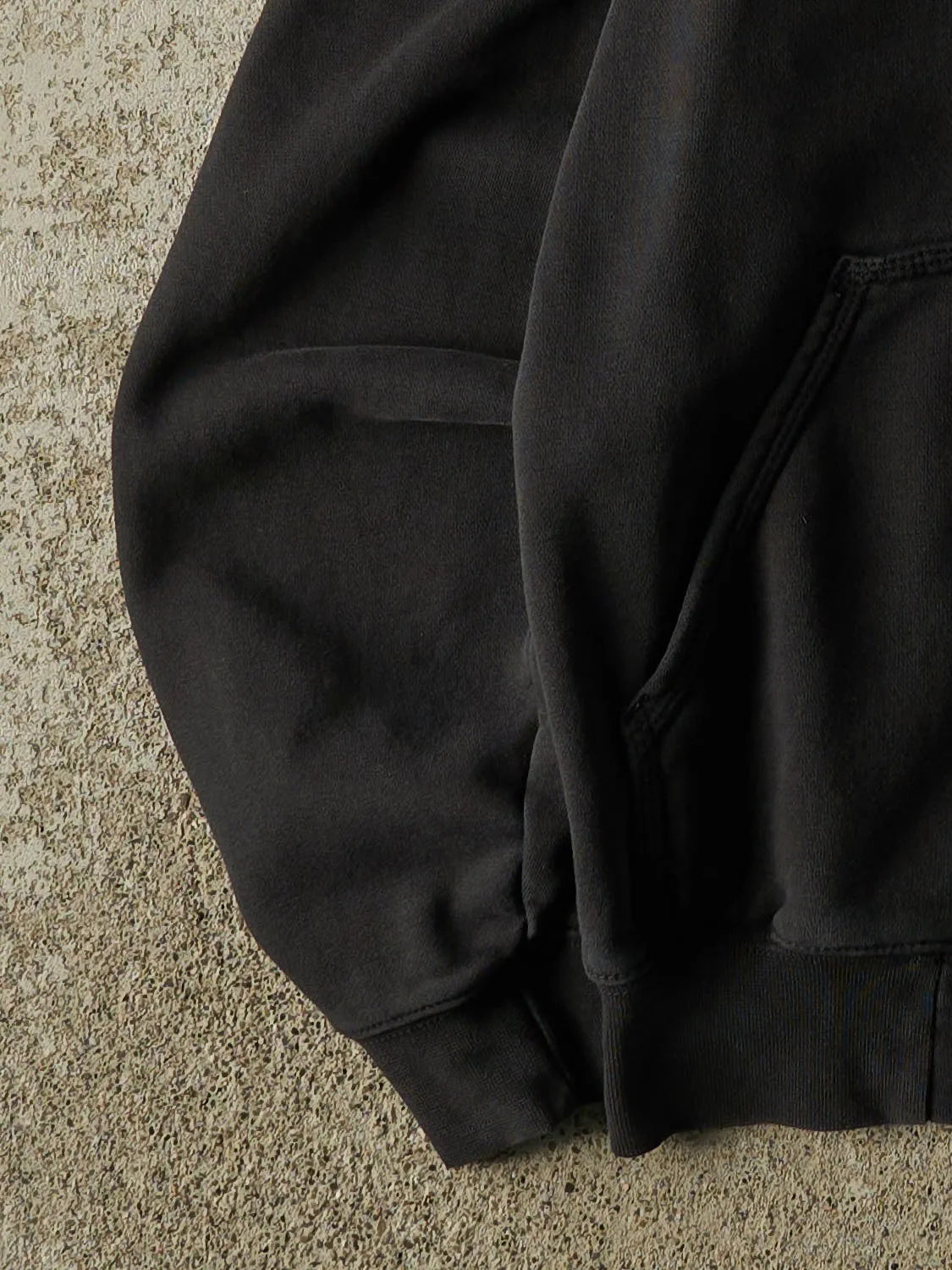Vintage Y2K Faded Black Carhartt Zip Up Hoodie (M/L) sold by Rebalance Vintage product image thumbnail 3