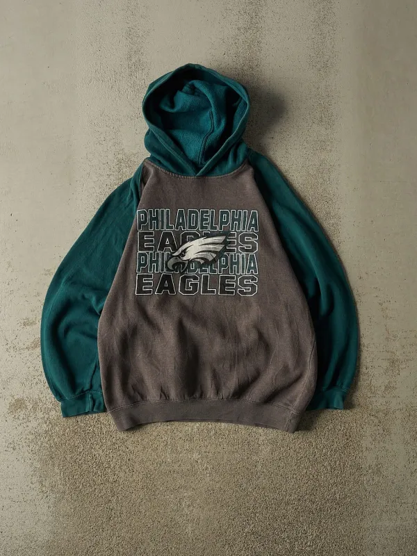 Vintage Y2K Green Philadelphia Eagles Hoodie (S) made by Rebalance Vintage