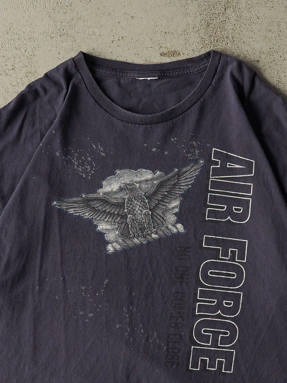 Vintage 90s Navy Blue United States Air Force Tee (XL) sold by Rebalance Vintage product image thumbnail 2