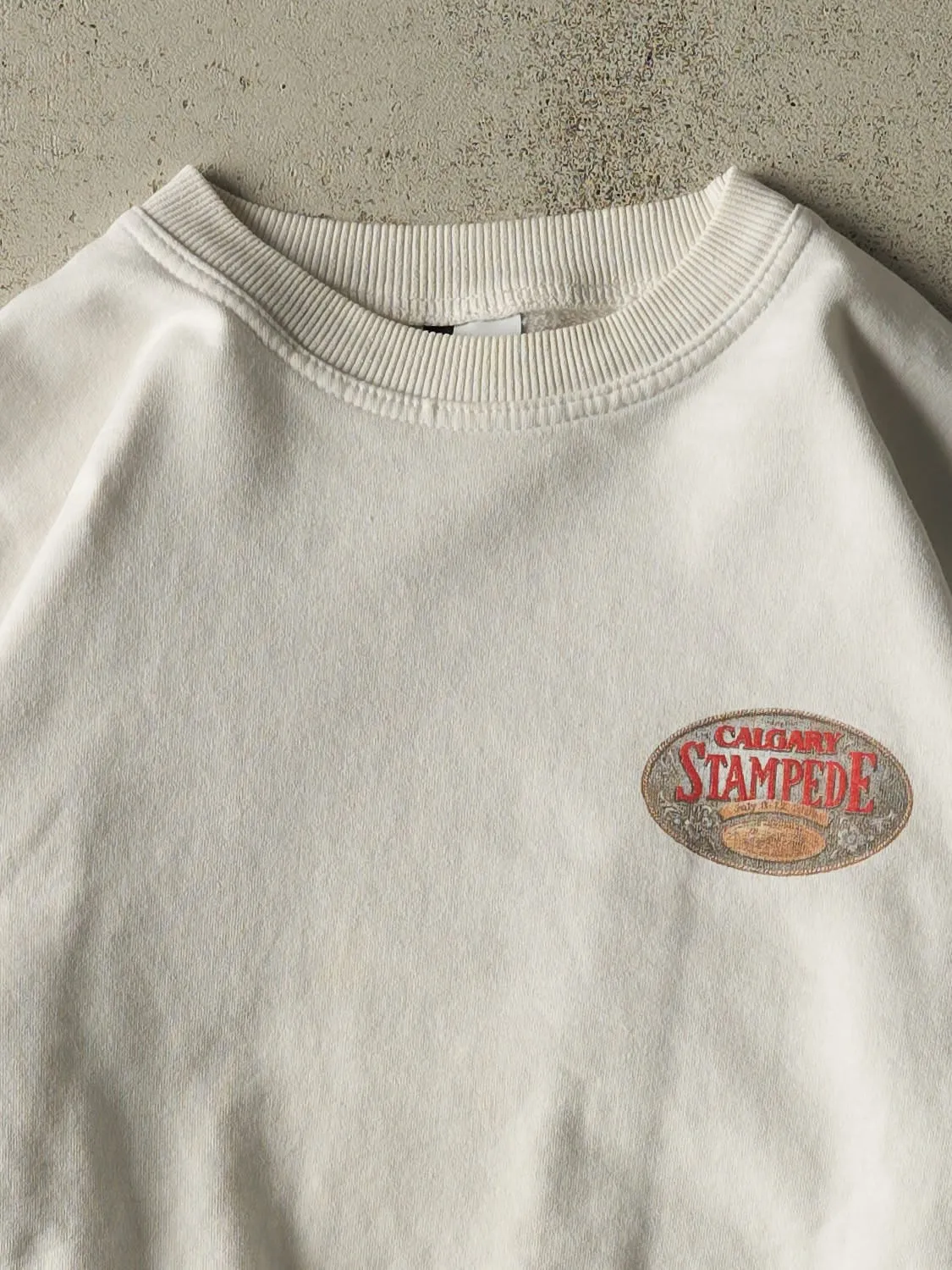 Vintage 90s White Calgary Stampede Crewneck (L) sold by Rebalance Vintage product image thumbnail 2