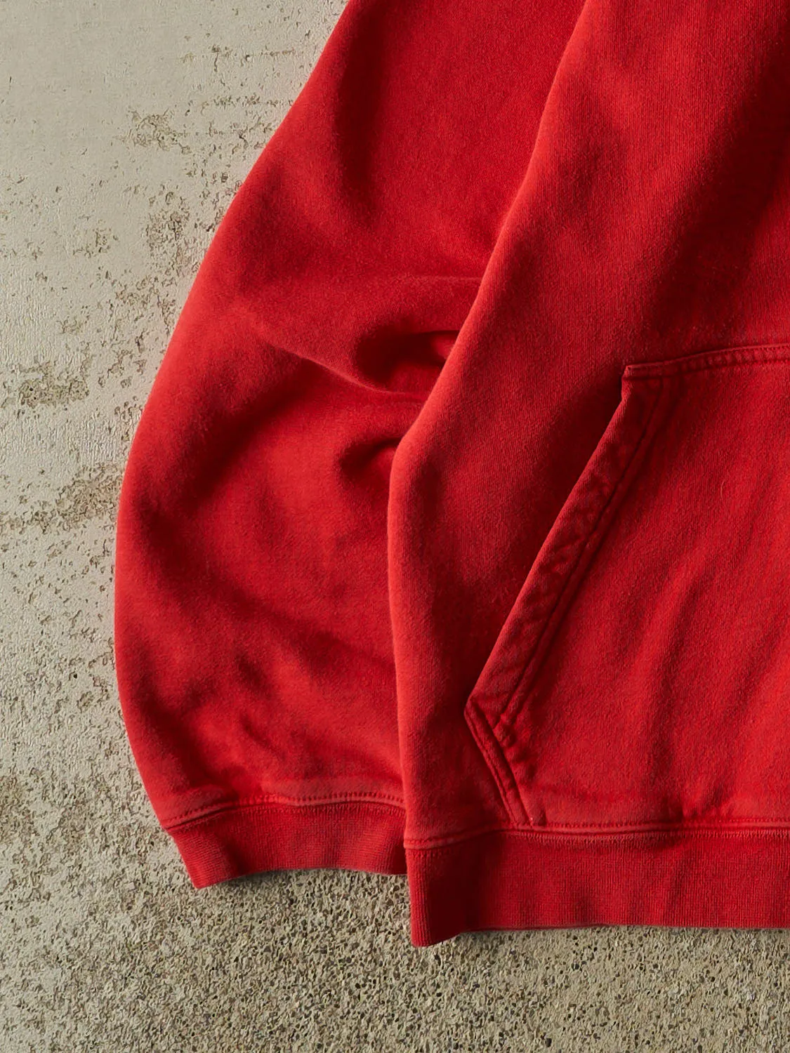 Vintage 90s Red Adidas Embroidered Logo Hoodie (S) sold by Rebalance Vintage product image thumbnail 4