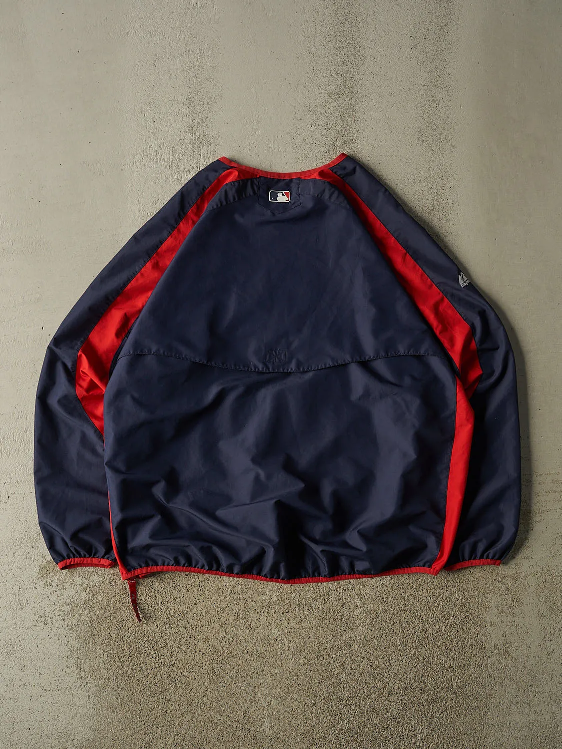 Vintage Y2K Navy Blue Minnesota Twins Pullover Windbreaker Jacket (XL/XXL) sold by Rebalance Vintage product image thumbnail 2