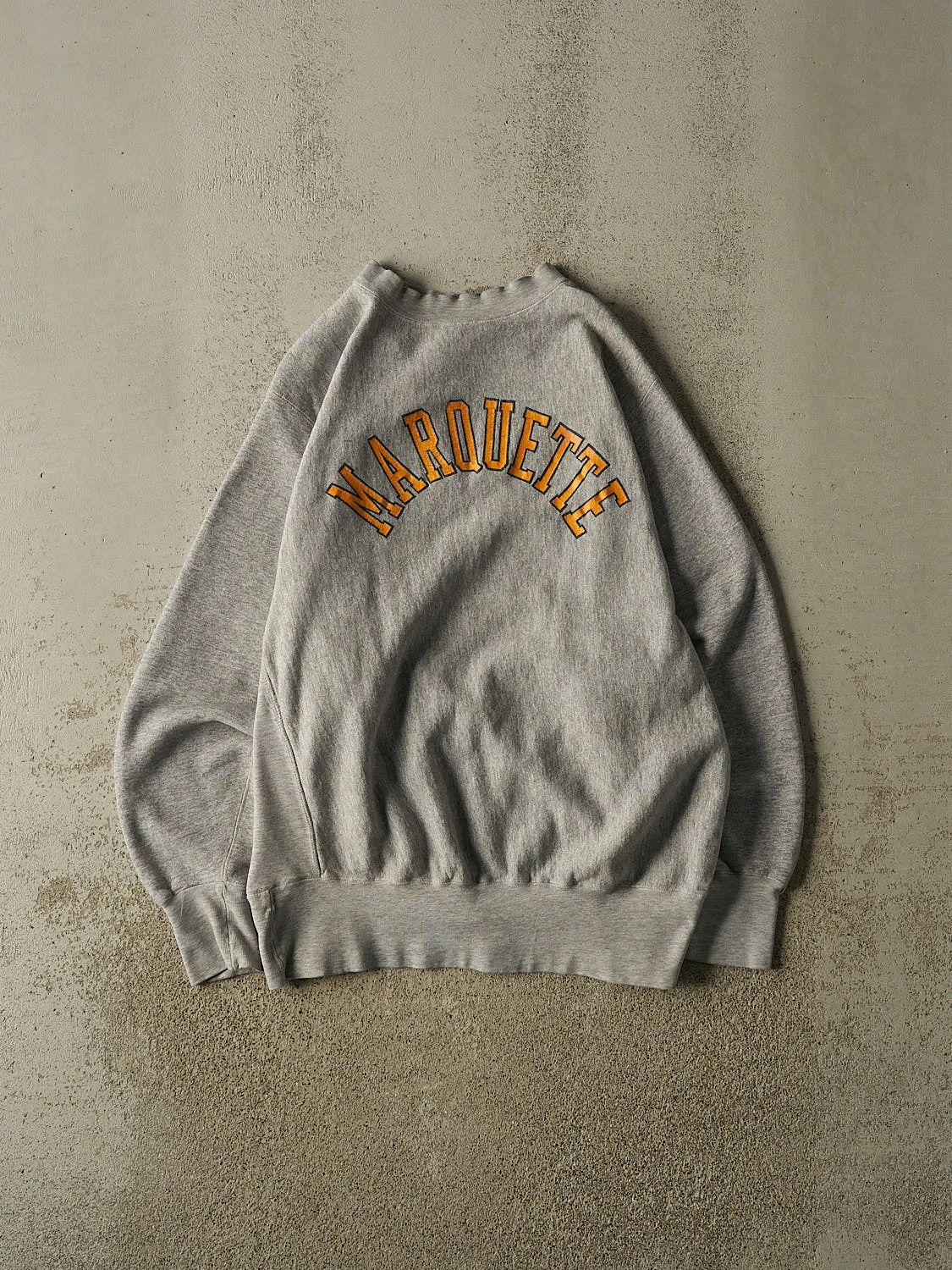 Vintage 90s Grey Marquette University Crewneck (XL) sold by Rebalance Vintage