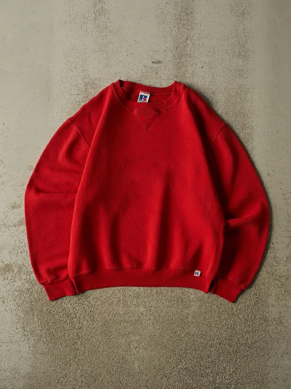Vintage 90s Red Russell Athletic Blank Crewneck (S/M) made by Rebalance Vintage