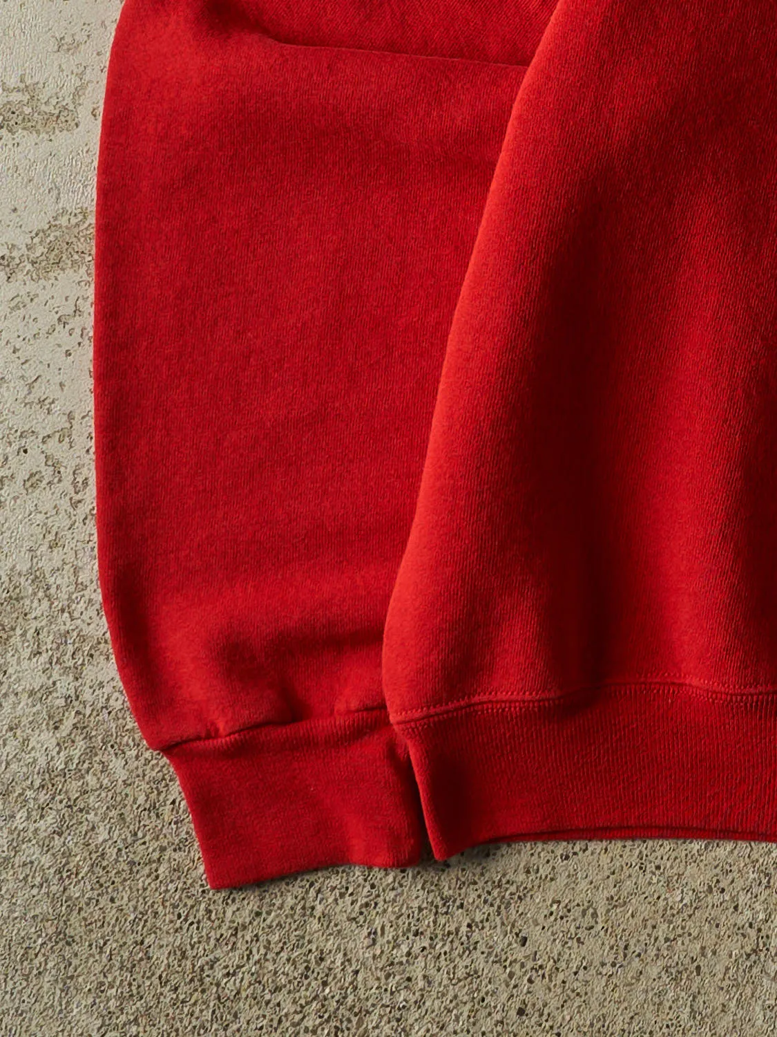 Vintage 90s Red Russell Athletic Blank Crewneck (S/M) sold by Rebalance Vintage product image thumbnail 4
