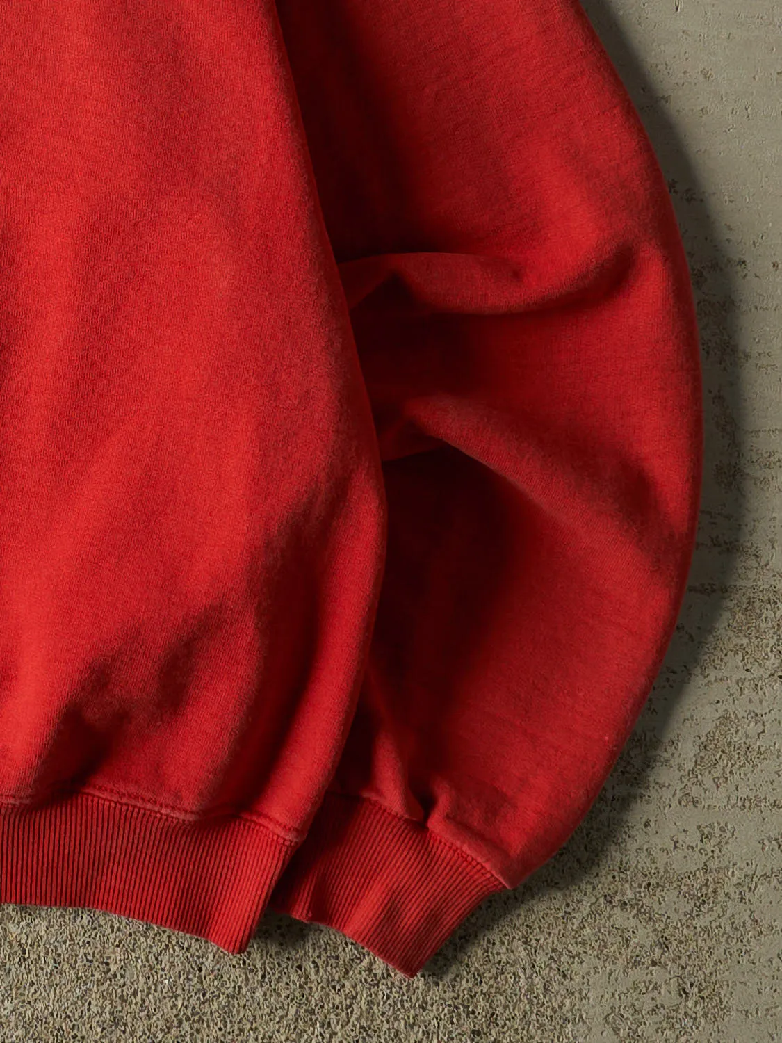 Vintage Y2K Red Blank Crewneck (M/L) sold by Rebalance Vintage product image thumbnail 4