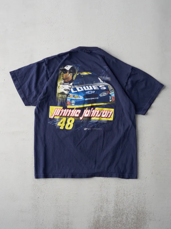 Vintage 06' Navy Jimmie Johnson Racing Tee (M) sold by Rebalance Vintage
