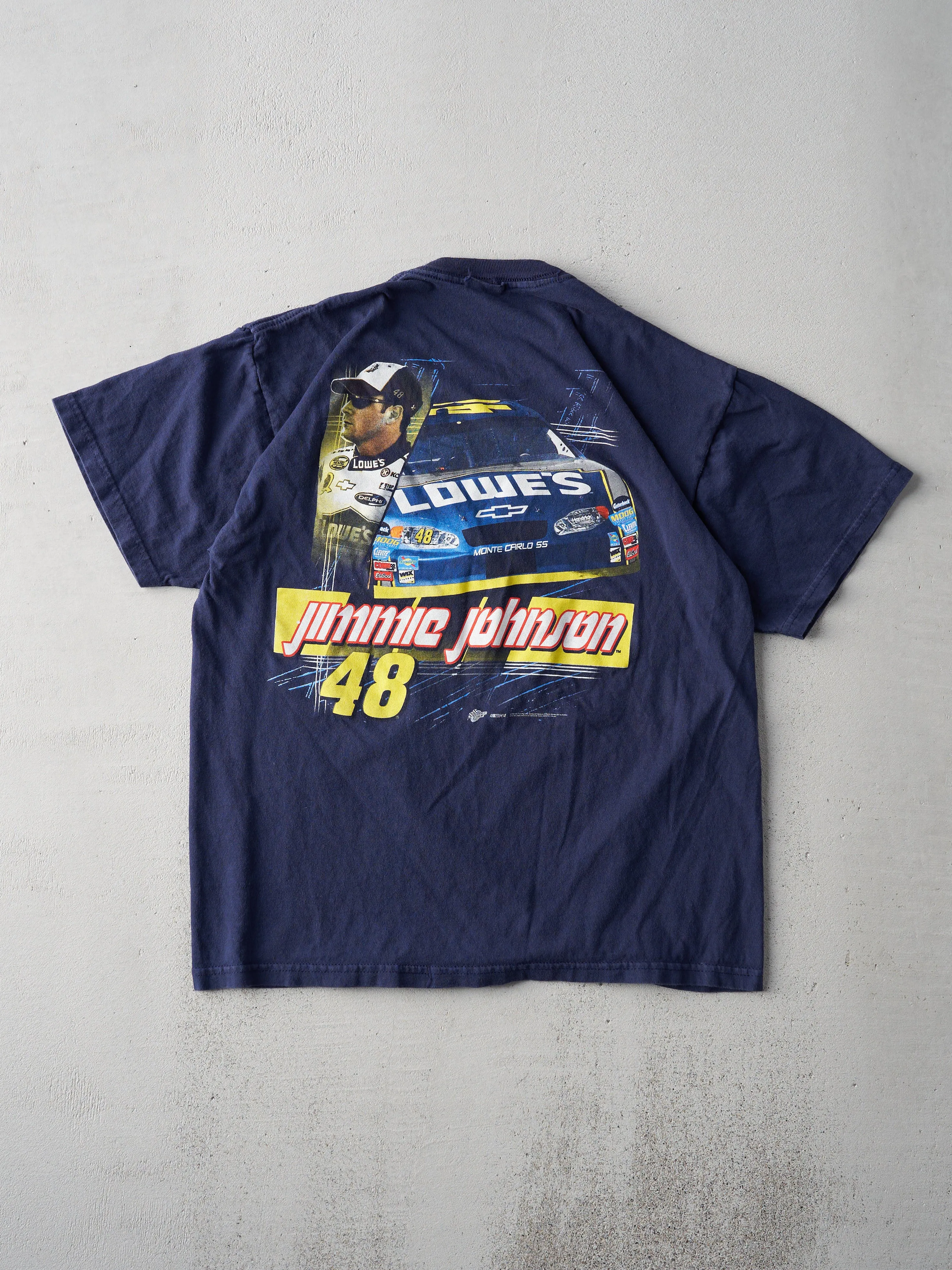 Vintage 06' Navy Jimmie Johnson Racing Tee (M) sold by Rebalance Vintage