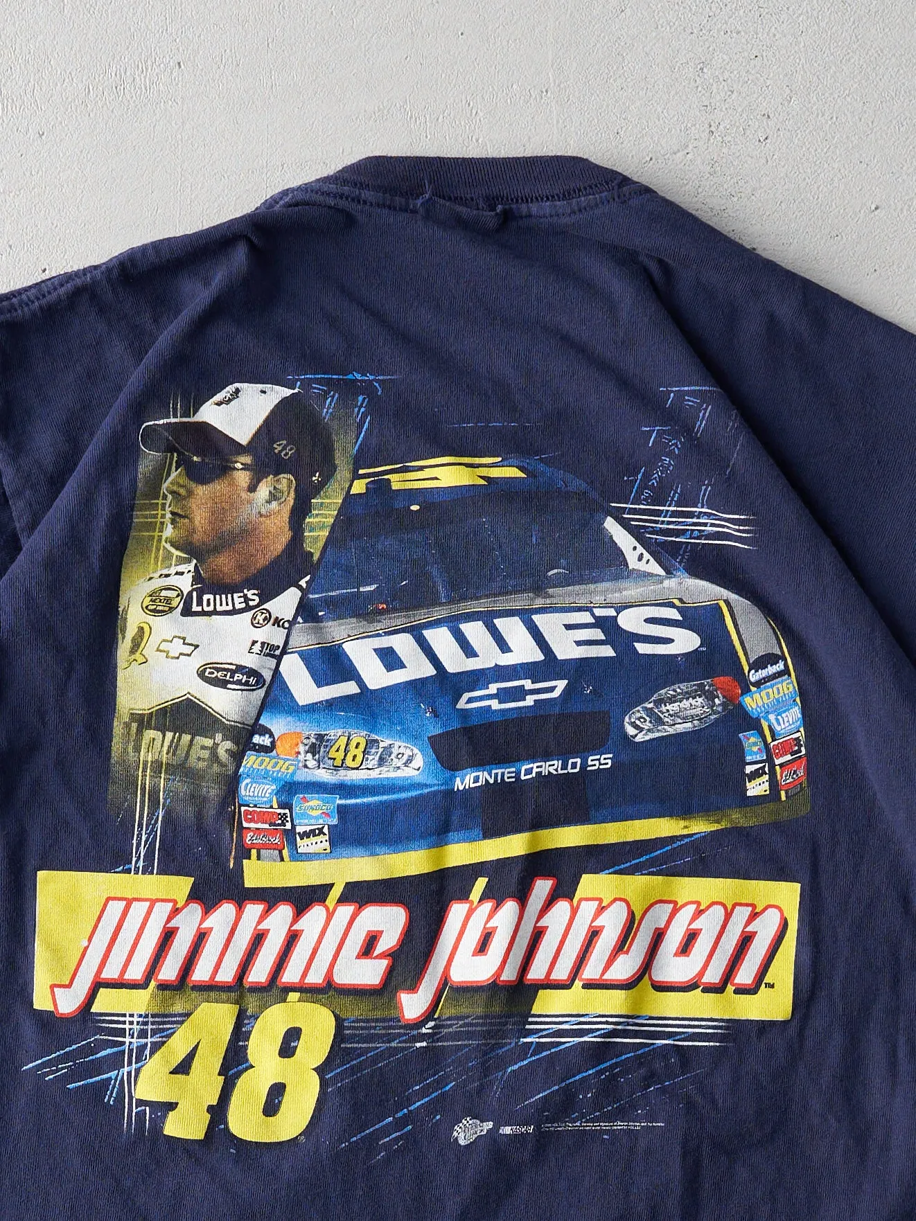 Vintage 06' Navy Jimmie Johnson Racing Tee (M) sold by Rebalance Vintage product image thumbnail 4