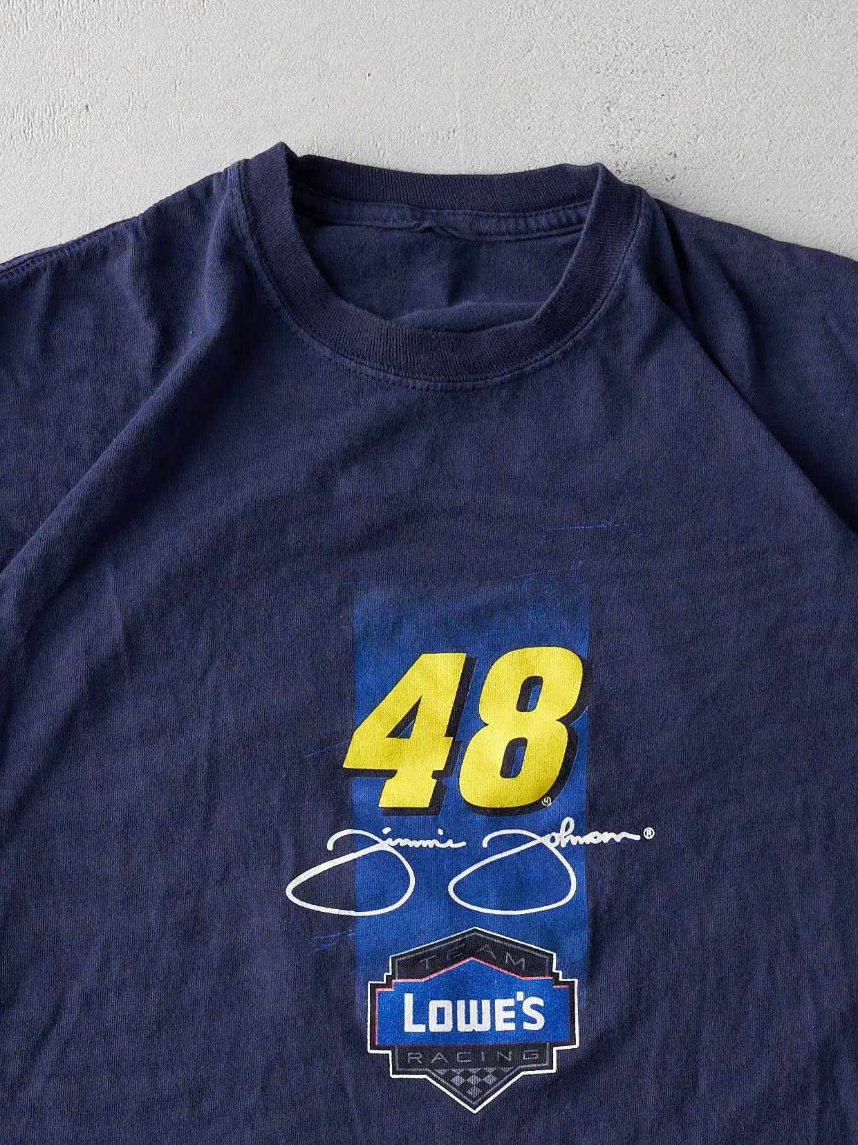 Vintage 06' Navy Jimmie Johnson Racing Tee (M) sold by Rebalance Vintage product image thumbnail 3