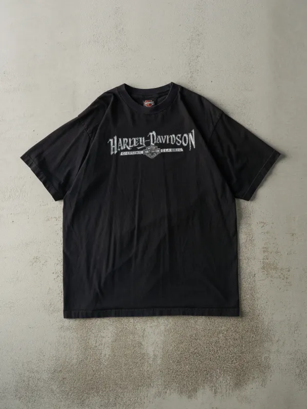 Vintage 08' Moncton New Brunswick Harley Davidson Tee (L) sold by Rebalance Vintage