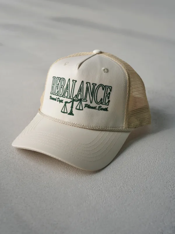 Recycled Rebalance Trucker Hat sold by Rebalance Vintage