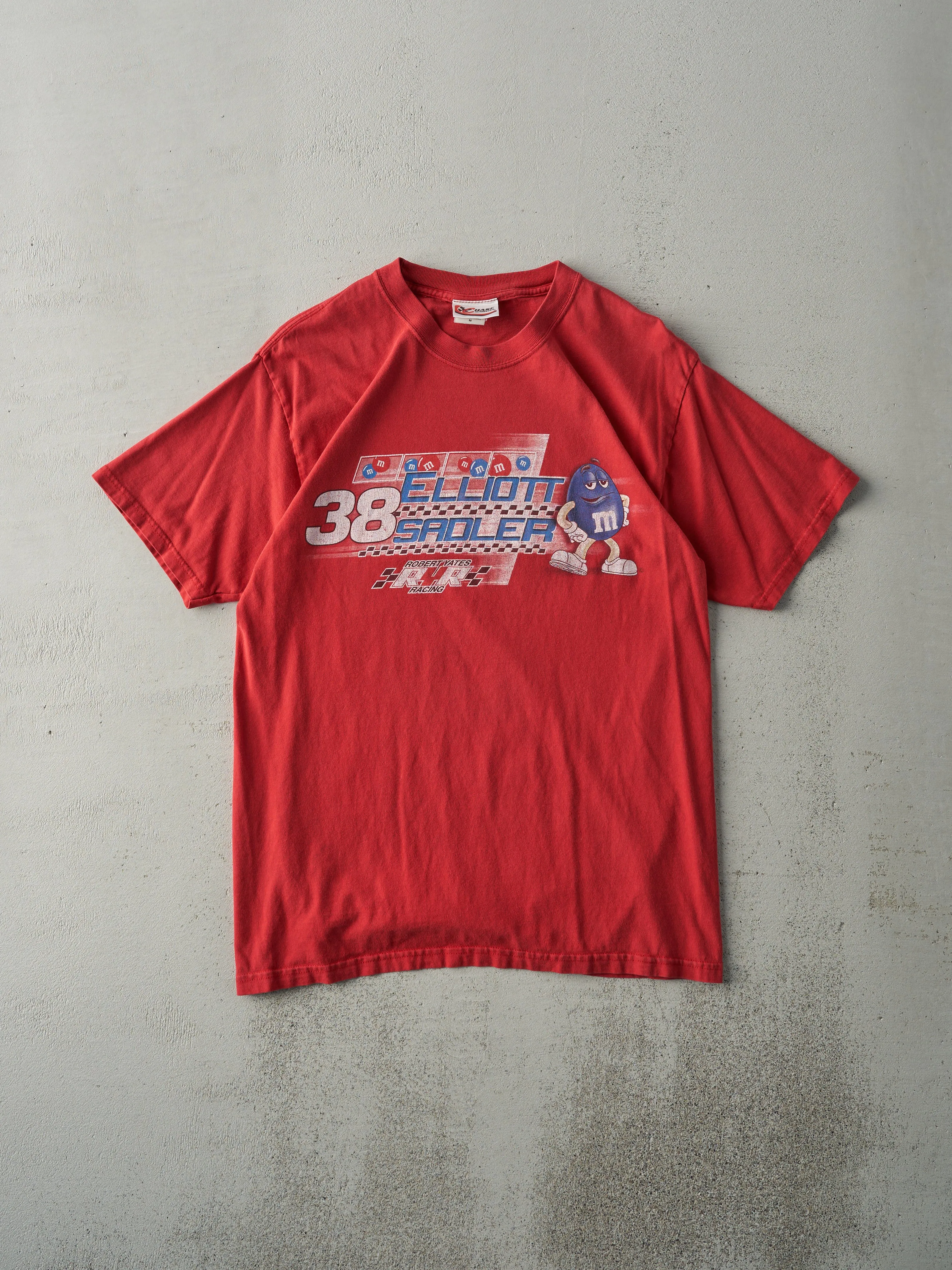 Vintage 03' Red Elliott Sadler M&M's Nascar Racing Tee (S) sold by Rebalance Vintage