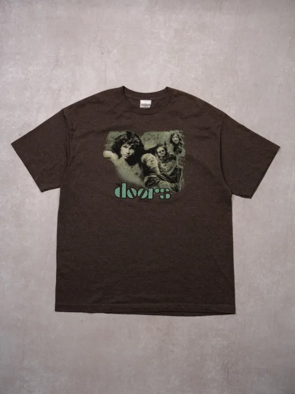 Vintage Y2K Washed Brown The Doors Tee (M/L) sold by Rebalance Vintage