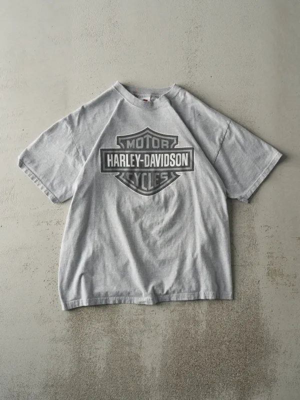 Vintage 08' Grey Philadelphia PA Harley Davidson Tee (M) sold by Rebalance Vintage