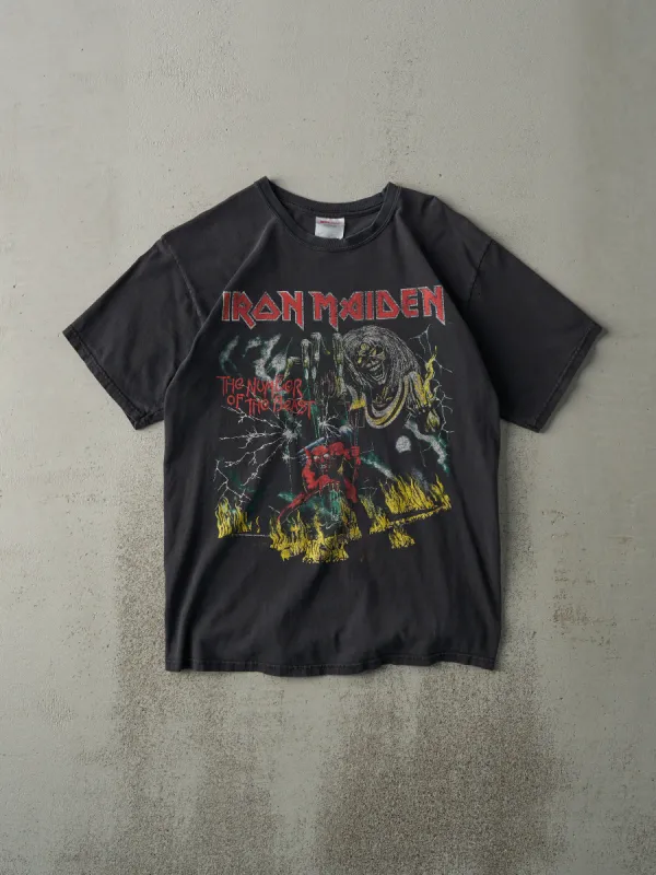 Vintage Y2K Black Iron Maiden "The Number Of The Beast" Tee (S/M) sold by Rebalance Vintage
