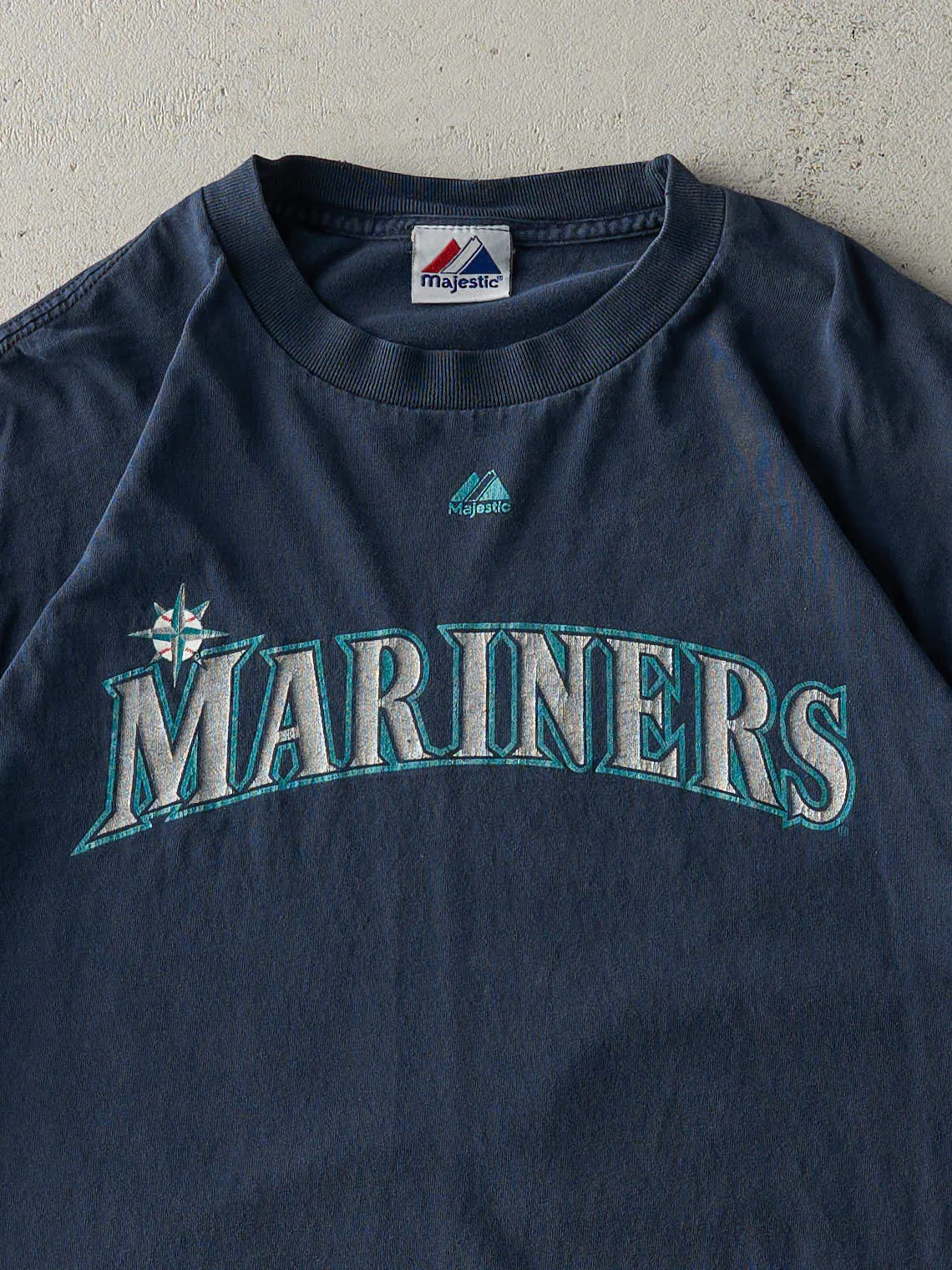 Vintage Y2K Navy Blue Seattle Mariners #34 Hernandez Player Tee (M/L) sold by Rebalance Vintage product image thumbnail 3