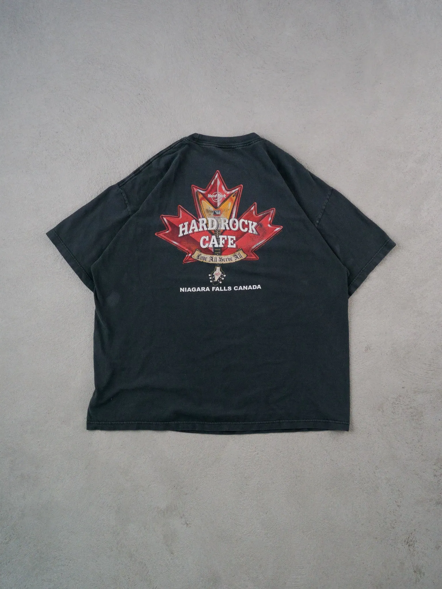 Vintage Y2k Black Hardrock Cafe Niagara Falls Tee (L/XL) sold by Rebalance Vintage product image thumbnail 2