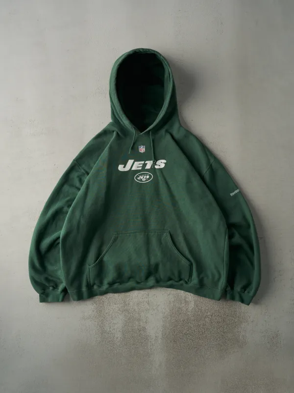 Vintage Y2K Forest Green New York Jets Hoodie (XXL) sold by Rebalance Vintage