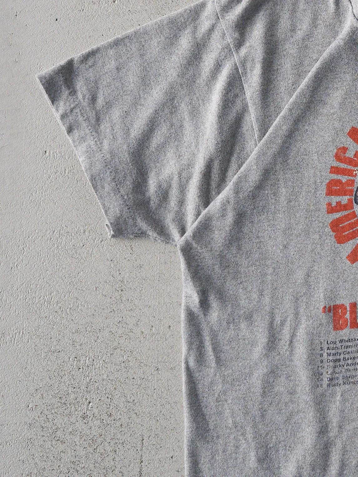 Vintage 84' Light Grey American League Champs Single Stitch Tee (XS) sold by Rebalance Vintage product image thumbnail 3
